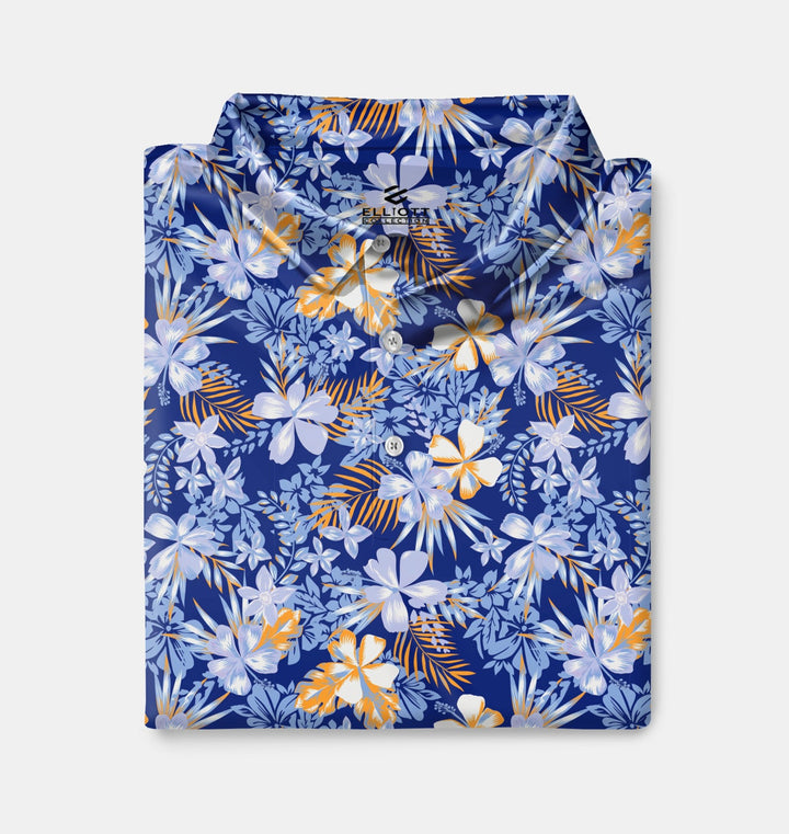 Makai - Orange Men's Golf Shirt Polo