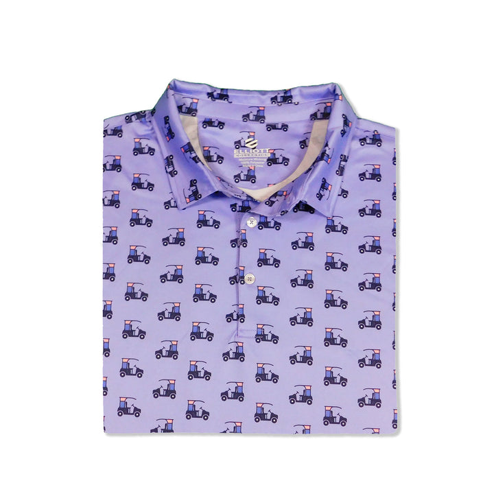 Encourse - Lilac Purple Men's Golf Shirt Polo