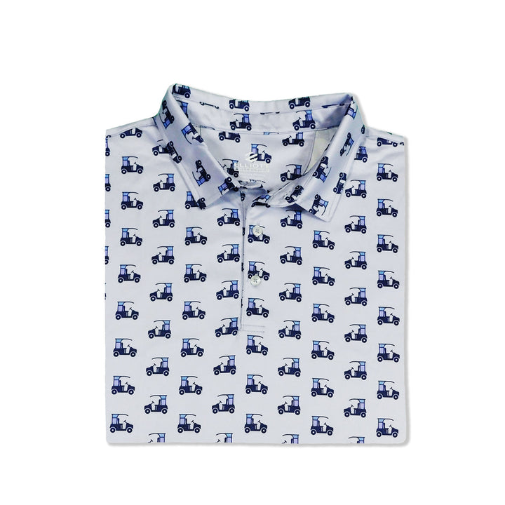 Encourse - Steel  Grey Men's Golf Shirt Polo