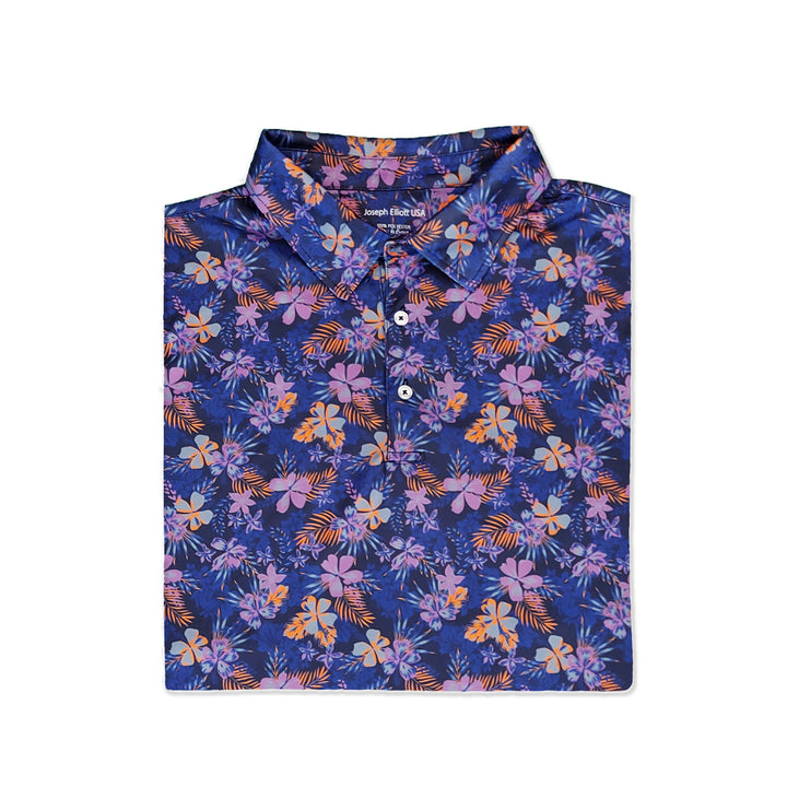 Makai - Purple Men's Golf Shirt Polo