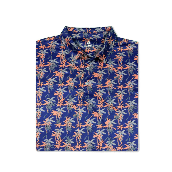 Palmetto - Coral Orange Men's Golf Shirt Polo