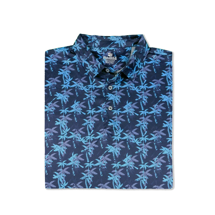 Palmetto - Turquoise Blue Men's Golf Shirt Polo