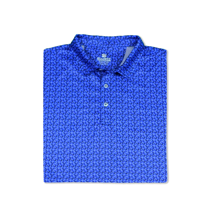 Steelhead - Medium Blue Men's Golf Shirt Polo